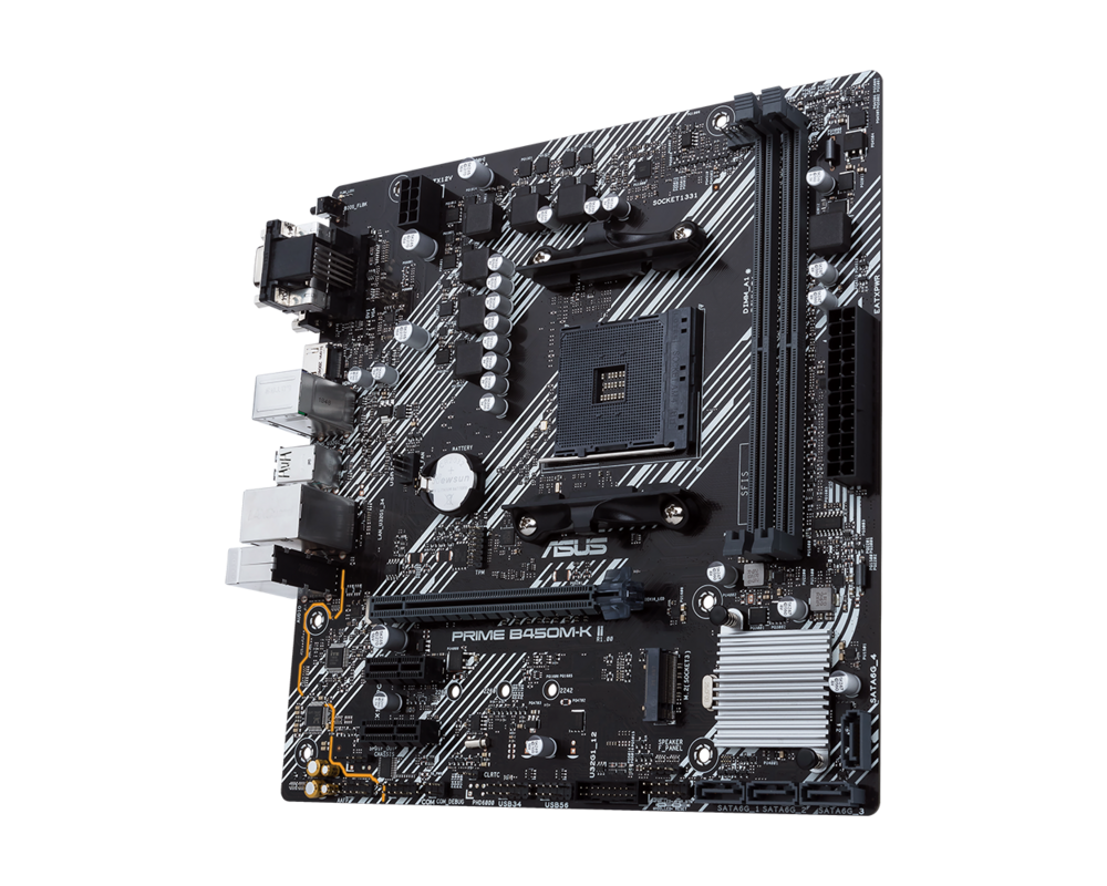 Дънна платка ASUS PRIME B450M-K II 5 Дънна платка ASUS PRIME B450M-K II 5