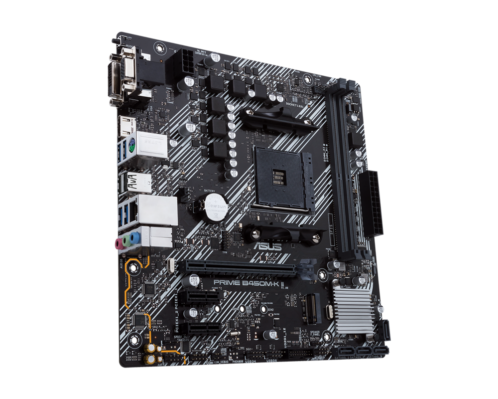 Дънна платка ASUS PRIME B450M-K II 4 Дънна платка ASUS PRIME B450M-K II 4