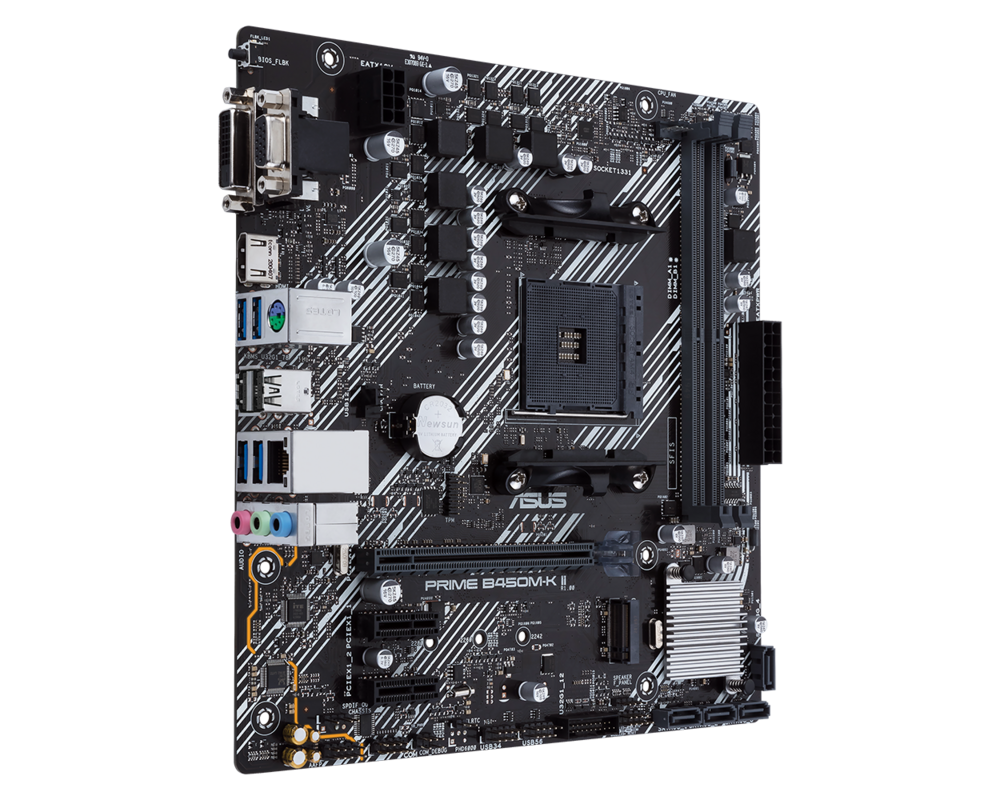 Дънна платка ASUS PRIME B450M-K II 6 Дънна платка ASUS PRIME B450M-K II 6