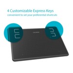 Графичен таблет HUION Inspiroy H430P, USB, Черен 3 Графичен таблет HUION Inspiroy H430P, USB, Черен 3