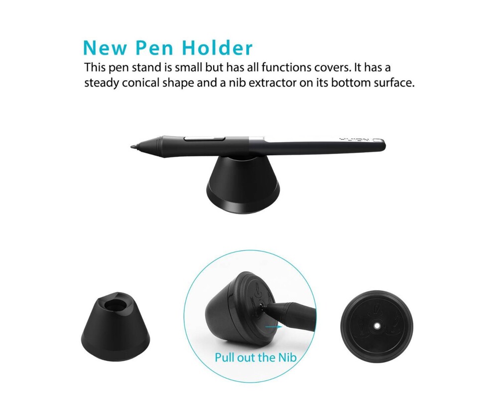 Графичен таблет HUION Inspiroy H640P, USB, Черен 5 Графичен таблет HUION Inspiroy H640P, USB, Черен 5