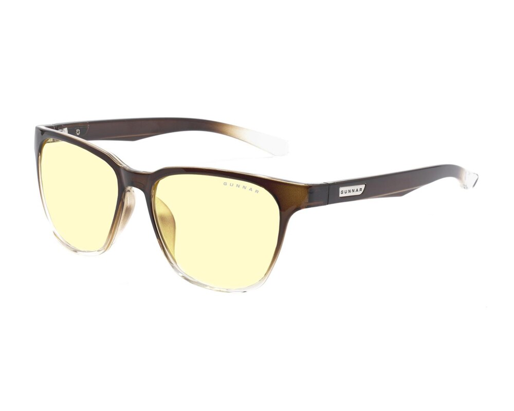 Очила за компютър GUNNAR Berkeley Latte Fade, Amber, Кафяв Очила за компютър GUNNAR Berkeley Latte Fade, Amber, Кафяв