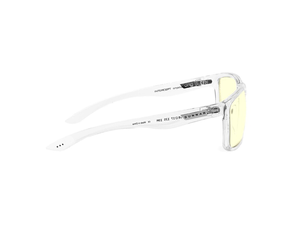 Очила за компютър Компютърни очила GUNNAR Intercept Crystal, Clear, Бял 3 Очила за компютър Компютърни очила GUNNAR Intercept Crystal, Clear, Бял 3