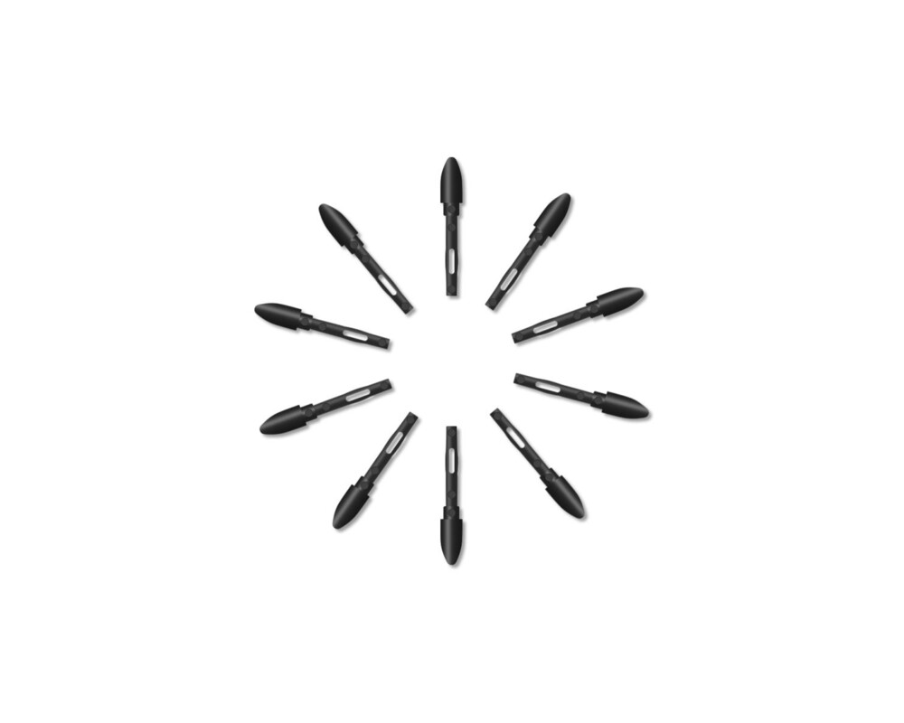 Графичен таблет Резервни накрайници HUION PN05, 10 бр. за писалки PW500/PW507 Графичен таблет Резервни накрайници HUION PN05, 10 бр. за писалки PW500/PW507