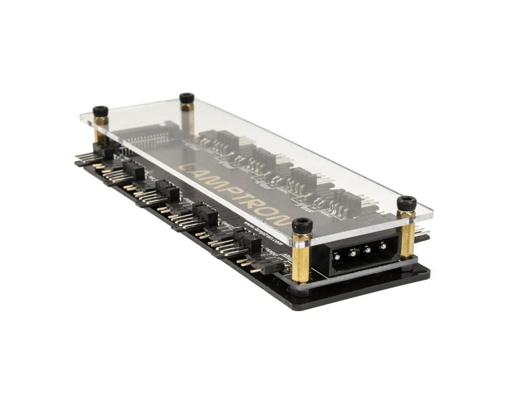 Контролер Хъб за вентилатори Lamptron SP901 A-RGB, Hub, 10x 4-pin/3pin 2 Контролер Хъб за вентилатори Lamptron SP901 A-RGB, Hub, 10x 4-pin/3pin 2