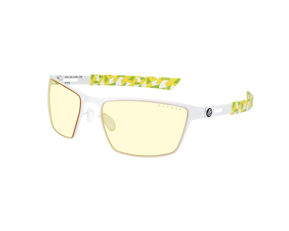 Очила за компютър GUNNAR ESL Blade Lite White, Amber Natural, Бели Очила за компютър GUNNAR ESL Blade Lite White, Amber Natural, Бели