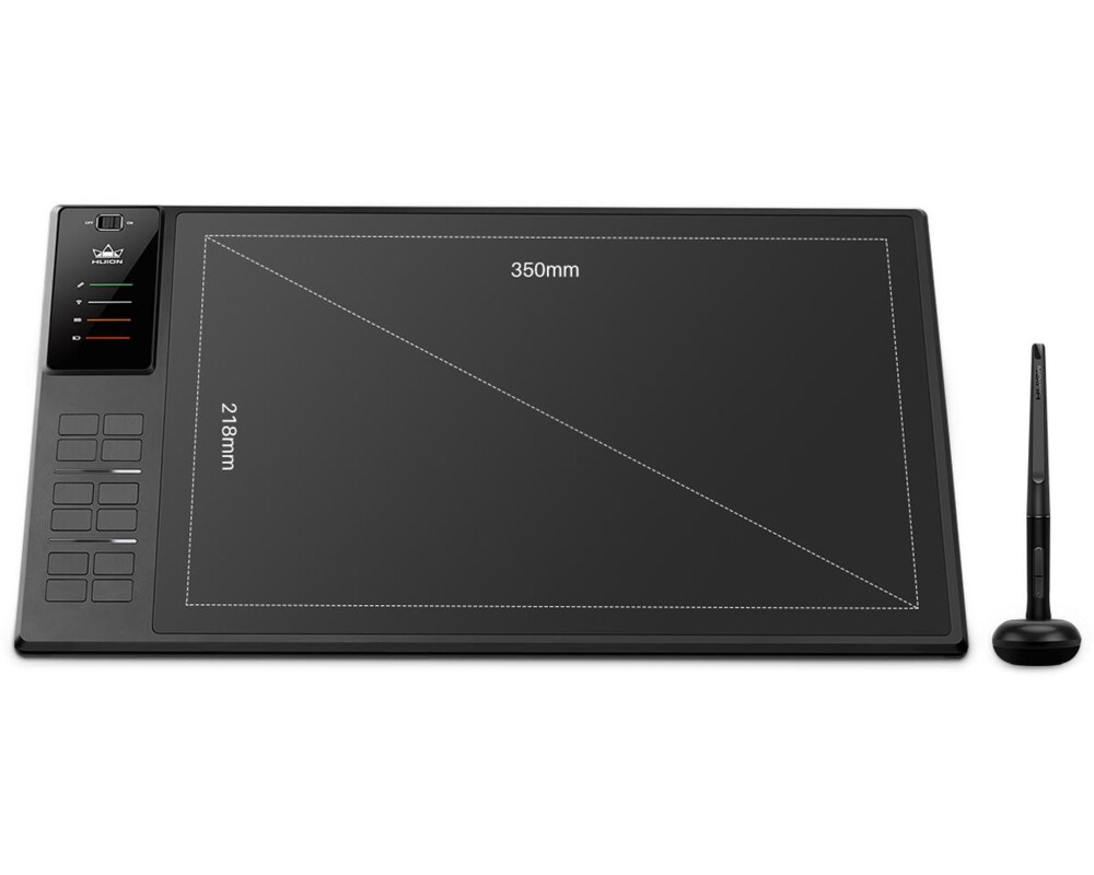 Графичен таблет HUION Inspiroy WH1409 V2, WiFi 2.4Ghz Графичен таблет HUION Inspiroy WH1409 V2, WiFi 2.4Ghz