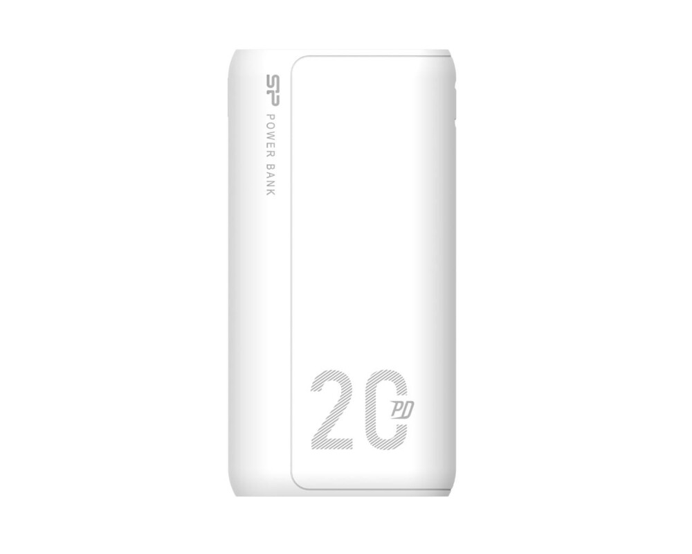 Външна батерия Silicon Power QS15, 20000 mAh, Бял Външна батерия Silicon Power QS15, 20000 mAh, Бял