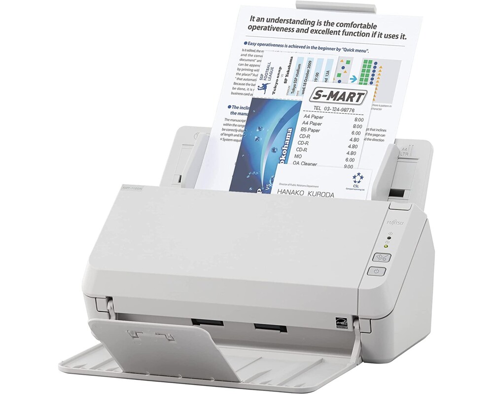 Скенер FUJITSU Duplex Gigabit Ethernet SP1125N 25ppm 9 Скенер FUJITSU Duplex Gigabit Ethernet SP1125N 25ppm 9