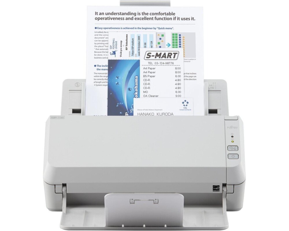 Скенер FUJITSU Duplex Gigabit Ethernet SP1130N 30ppm 9 Скенер FUJITSU Duplex Gigabit Ethernet SP1130N 30ppm 9