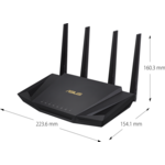 Рутер ASUS RT-AX58U Wireless AX3000 dual-band Wi-Fi router 14 Рутер ASUS RT-AX58U Wireless AX3000 dual-band Wi-Fi router 14