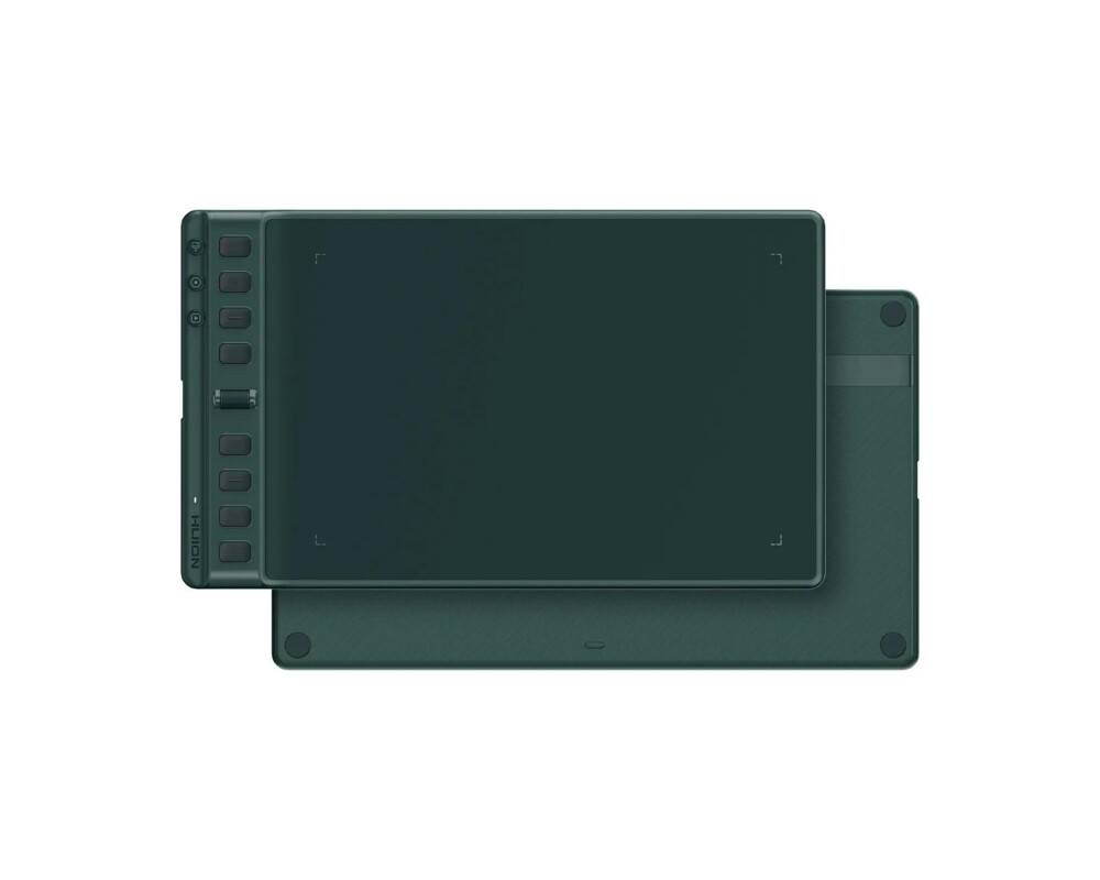 Графичен таблет HUION Inspiroy 2 M, 5080 LPI, Зелен 3 Графичен таблет HUION Inspiroy 2 M, 5080 LPI, Зелен 3