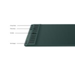 Графичен таблет HUION Inspiroy 2 M, 5080 LPI, Зелен 7 Графичен таблет HUION Inspiroy 2 M, 5080 LPI, Зелен 7