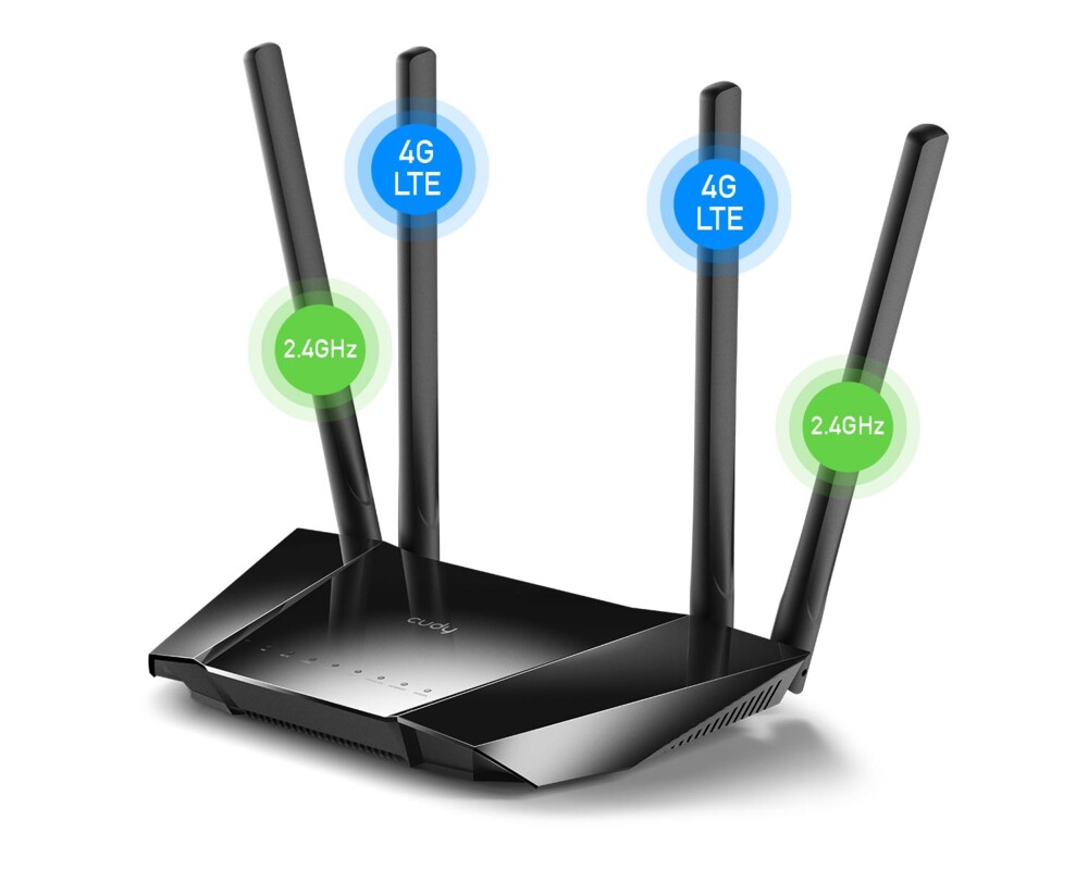 Рутер Cudy LT400, 4G LTE, 2.4GHz, 300 Mbps, 10/100 3 Рутер Cudy LT400, 4G LTE, 2.4GHz, 300 Mbps, 10/100 3
