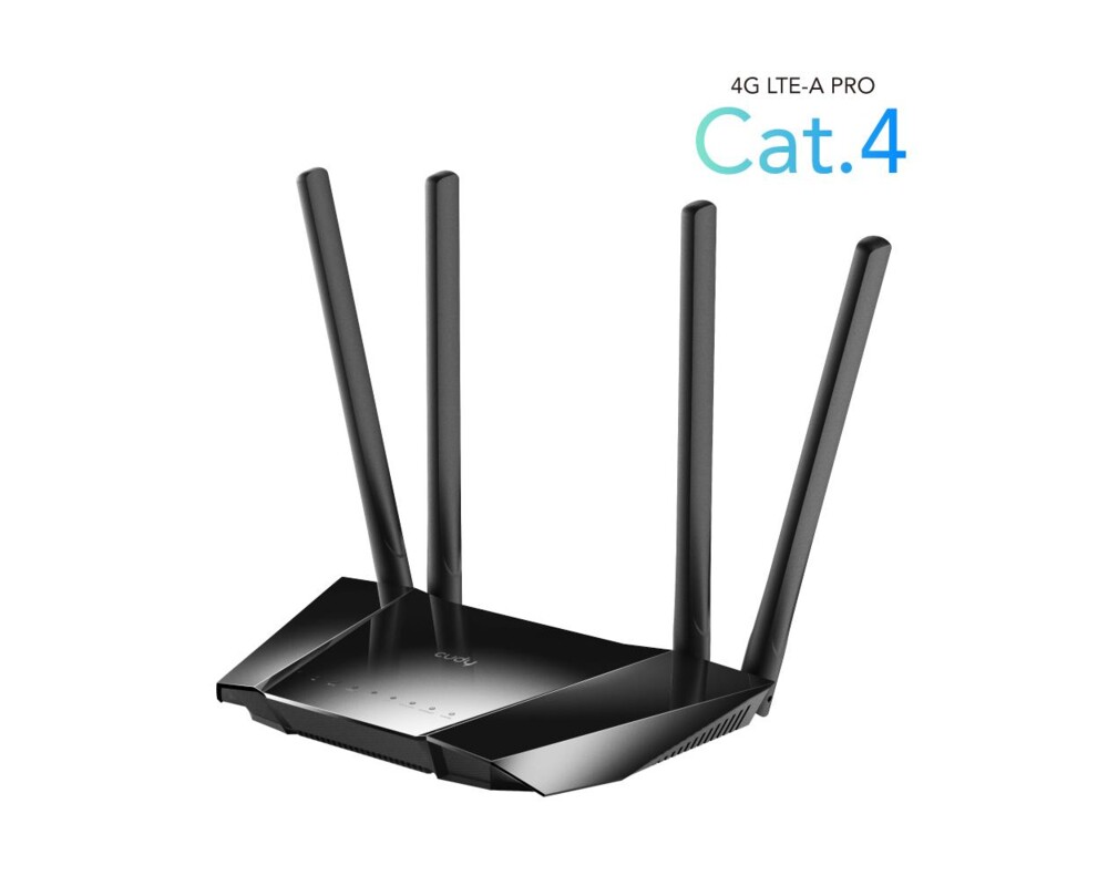 Рутер Cudy LT400, 4G LTE, 2.4GHz, 300 Mbps, 10/100 4 Рутер Cudy LT400, 4G LTE, 2.4GHz, 300 Mbps, 10/100 4