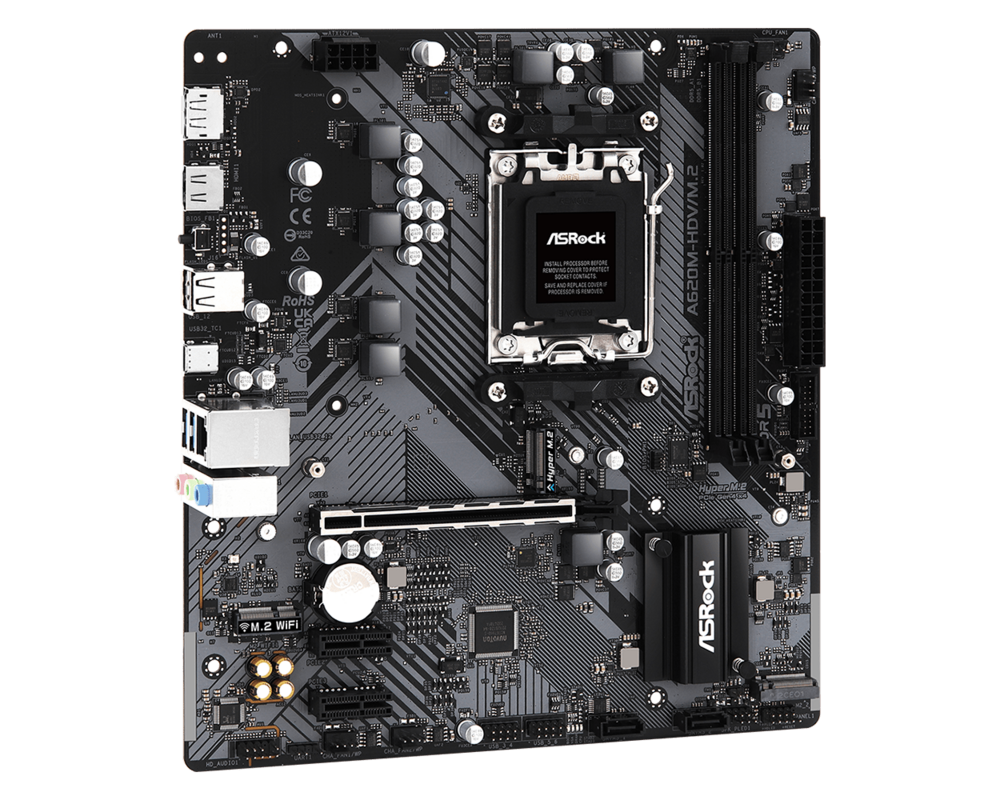 Дънна платка ASROCK A620M-HDV/M.2  /AM5 5 Дънна платка ASROCK A620M-HDV/M.2  /AM5 5