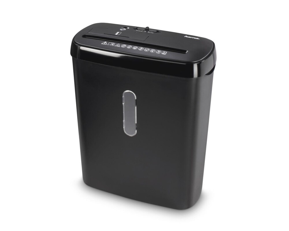 Шредер Hama Basic S8CD, A4, 8 листа, CD/DVD, Черен Шредер Hama Basic S8CD, A4, 8 листа, CD/DVD, Черен