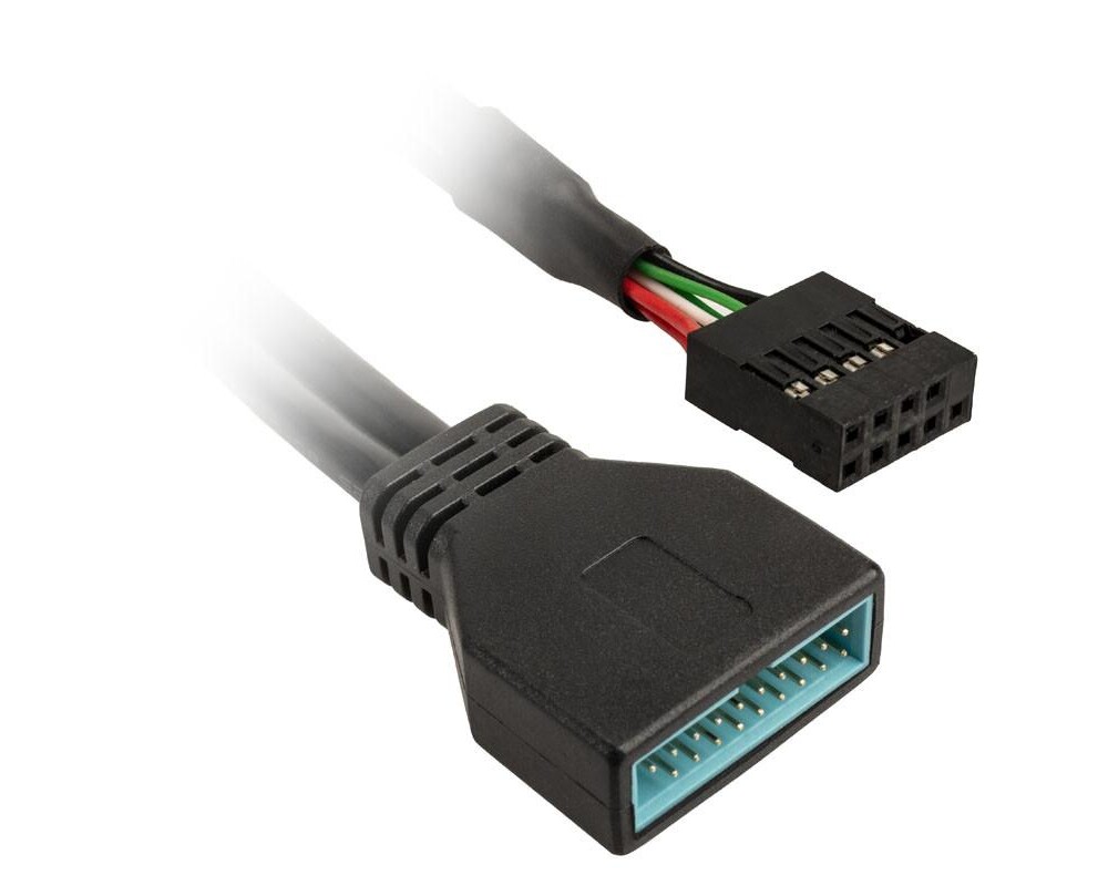 Адаптери Kolink USB адаптер от USB 2.0 8-pin към USB 3.0 19-pin - 0.15m Адаптери Kolink USB адаптер от USB 2.0 8-pin към USB 3.0 19-pin - 0.15m