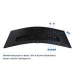 Монитор SAMSUNG LS34C652UAUXEN 34inch 21:9 Curved 1000R 3440x1440 VA-LED 100Hz DP 20 Монитор SAMSUNG LS34C652UAUXEN 34inch 21:9 Curved 1000R 3440x1440 VA-LED 100Hz DP 20