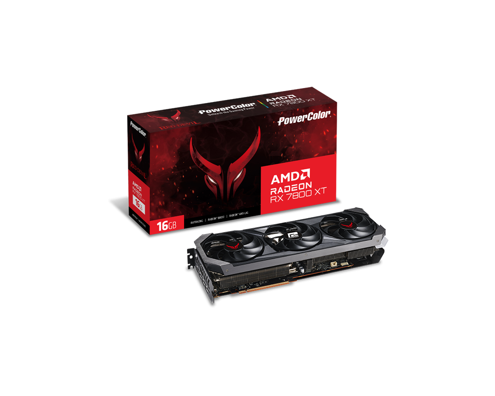 Видеокарта PowerColor Red Devil Radeon RX 7800 XT 16GB GDDR6 6 Видеокарта PowerColor Red Devil Radeon RX 7800 XT 16GB GDDR6 6