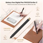 Графичен таблет Цифрова писалка за таблет HUION Scribo PW320, За модели Huion Note X10 2 Графичен таблет Цифрова писалка за таблет HUION Scribo PW320, За модели Huion Note X10 2