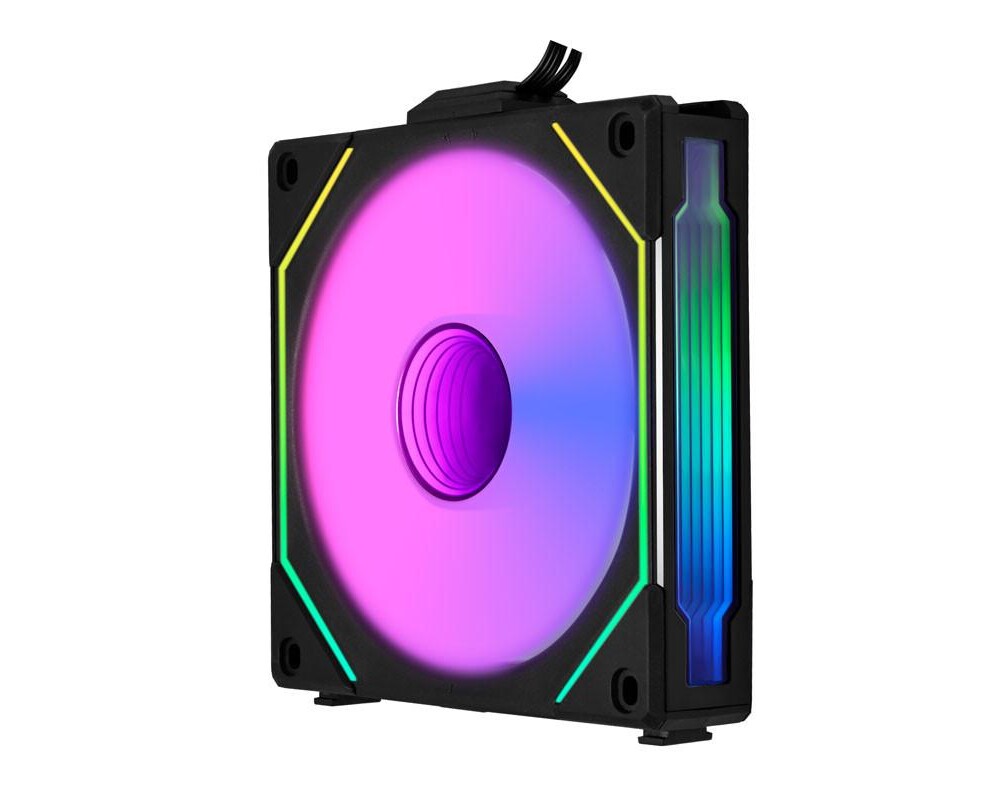 Вентилатор Lian-Li UNI SL-INF Reverse Blade, 120 мм, ARGB PWM, Черен 2 Вентилатор Lian-Li UNI SL-INF Reverse Blade, 120 мм, ARGB PWM, Черен 2