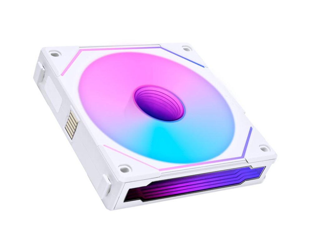 Вентилатор Lian-Li UNI SL-INF Reverse Blade, 120 мм, ARGB PWM, Бял Вентилатор Lian-Li UNI SL-INF Reverse Blade, 120 мм, ARGB PWM, Бял