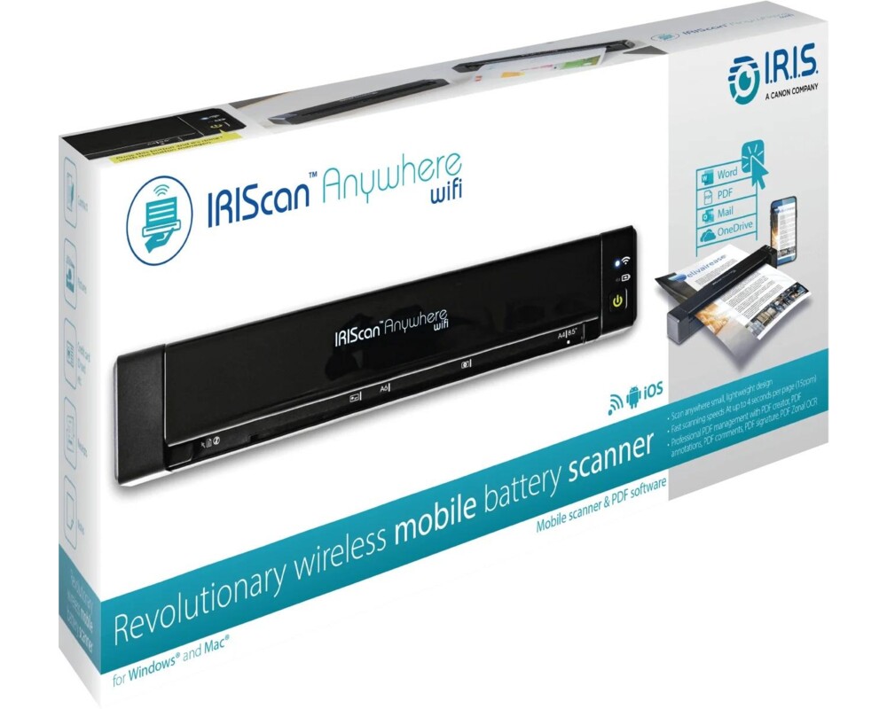 Мобилнен скенер IRIScan Anywhere 6 WIFI Simplex 7 Мобилнен скенер IRIScan Anywhere 6 WIFI Simplex 7