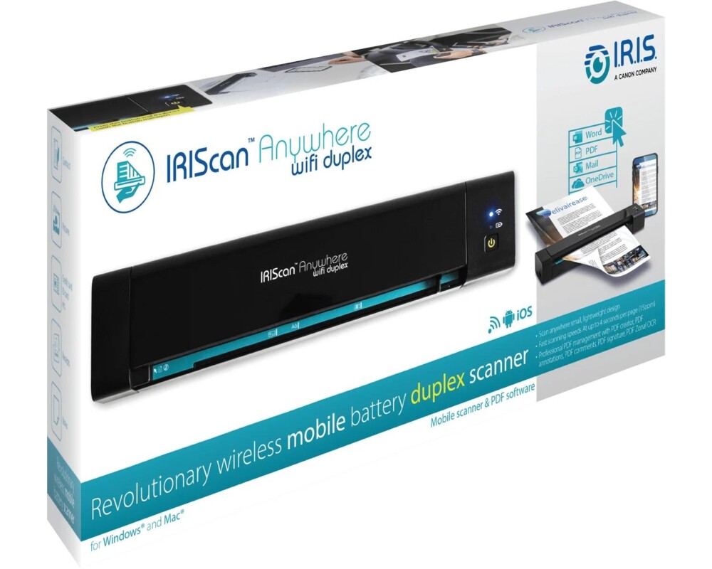 Мобилнен скенер IRIScan Anywhere 6 WIFI Duplex 7 Мобилнен скенер IRIScan Anywhere 6 WIFI Duplex 7