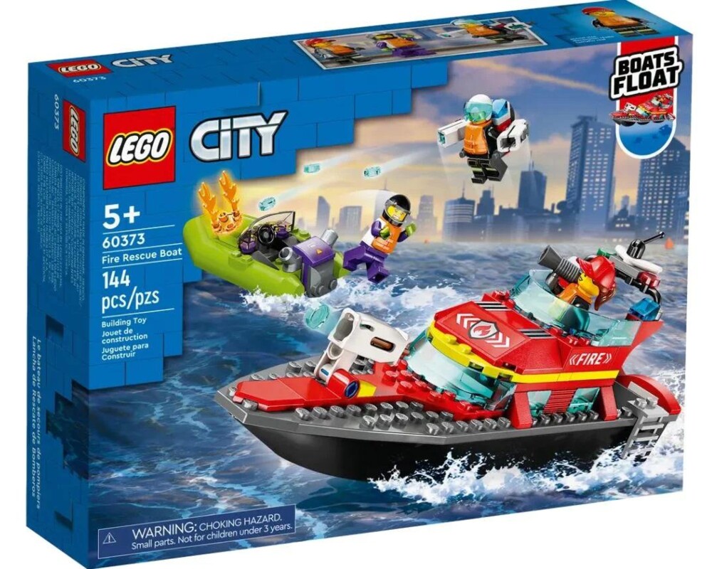 Конструктор LEGO City - Fire Rescue Boat - 60373 Конструктор LEGO City - Fire Rescue Boat - 60373