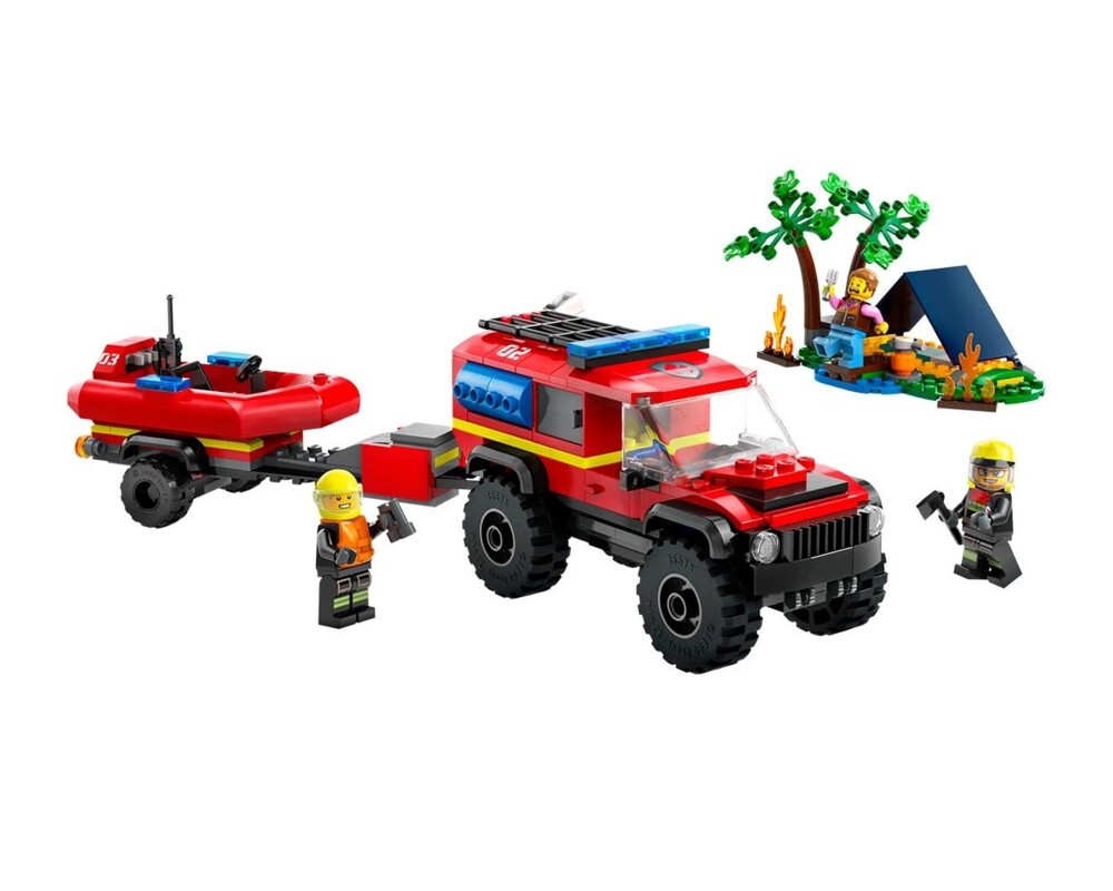 Конструктор LEGO City - 4x4 Fire Truck with Rescue Boat - 60412 2 Конструктор LEGO City - 4x4 Fire Truck with Rescue Boat - 60412 2