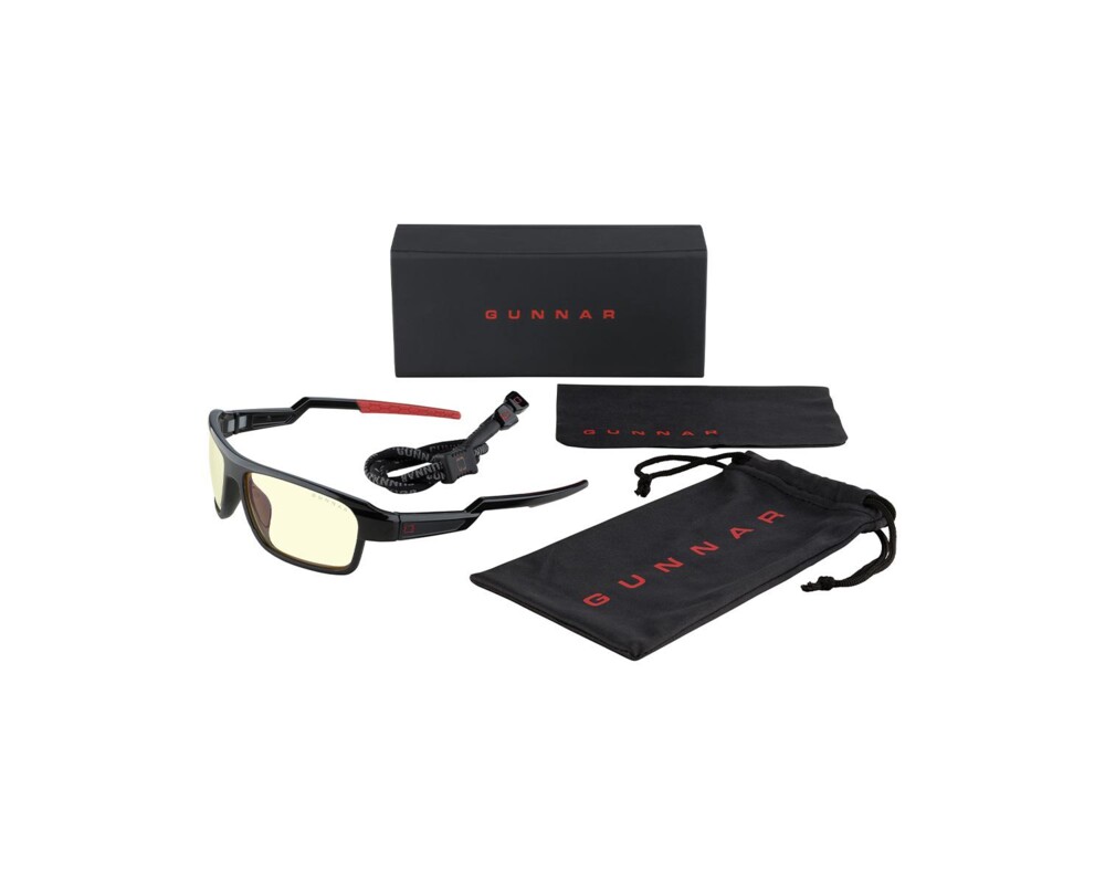 Очила за компютър GUNNAR Lightning Bolt Base Onyx, Amber 4 Очила за компютър GUNNAR Lightning Bolt Base Onyx, Amber 4