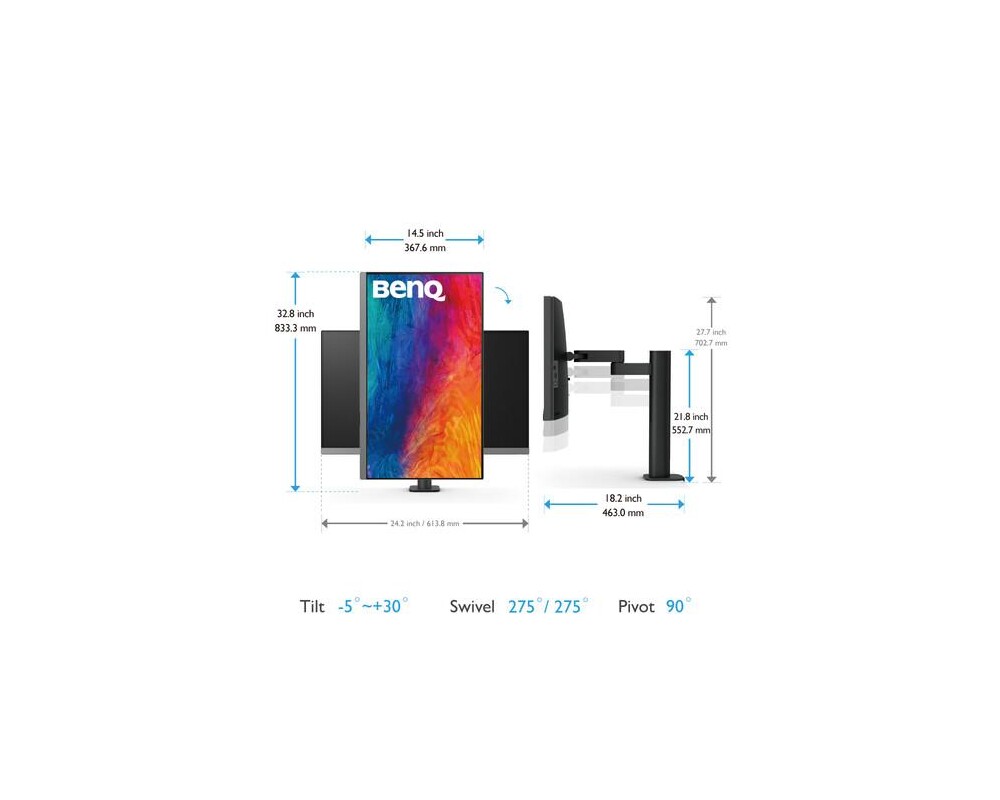 Монитор 27" BenQ PD2706UA 4K 6 Монитор 27" BenQ PD2706UA 4K 6