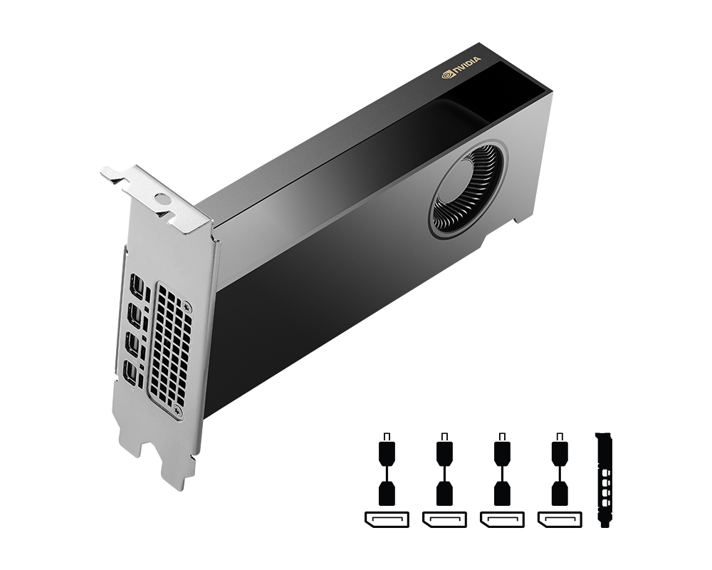 Видеокарта PNY Nvidia RTX 2000 16GB GDDR6 ADA Gen. LP 8 Видеокарта PNY Nvidia RTX 2000 16GB GDDR6 ADA Gen. LP 8