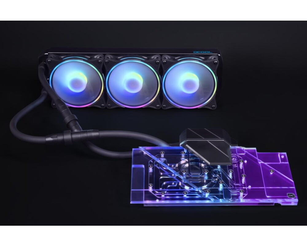 Охладител за видео карта  Alphacool Eiswolf 2 AIO - 360mm Radeon RX 6800/6800XT Strix/TUF with Backplate 4 Охладител за видео карта  Alphacool Eiswolf 2 AIO - 360mm Radeon RX 6800/6800XT Strix/TUF with Backplate 4