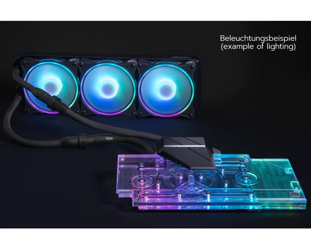 Охладител за видео карта  Alphacool Eiswolf 2 AIO - 360mm RTX 3080/3090 ROG Strix with Backplate 4 Охладител за видео карта  Alphacool Eiswolf 2 AIO - 360mm RTX 3080/3090 ROG Strix with Backplate 4