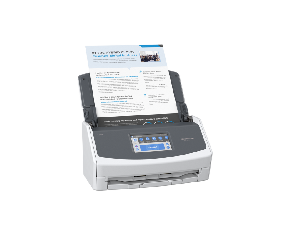 Скенер Ricoh ScanSnap iX1600, A4, USB 3.2, Wi-Fi, ADF, 40ppm Скенер Ricoh ScanSnap iX1600, A4, USB 3.2, Wi-Fi, ADF, 40ppm