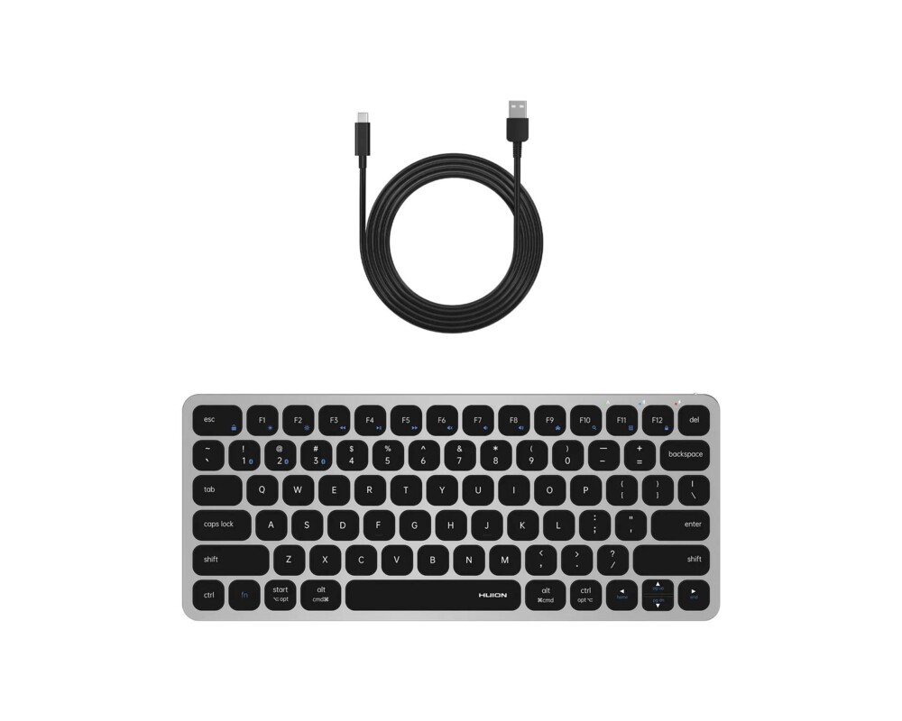 Графичен таблет Безжична клавиатура Huion HB186S, За графичен таблет, Bluetooth 5.1 8 Графичен таблет Безжична клавиатура Huion HB186S, За графичен таблет, Bluetooth 5.1 8
