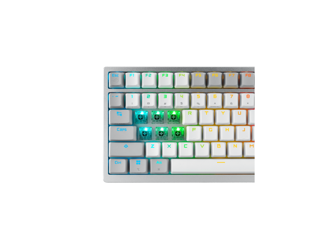Клавиатура ASUS ROG Azoth 75 Wireless DIY Custom Gaming Keyboard OLED Display Gasket-Mount (US) 7 Клавиатура ASUS ROG Azoth 75 Wireless DIY Custom Gaming Keyboard OLED Display Gasket-Mount (US) 7