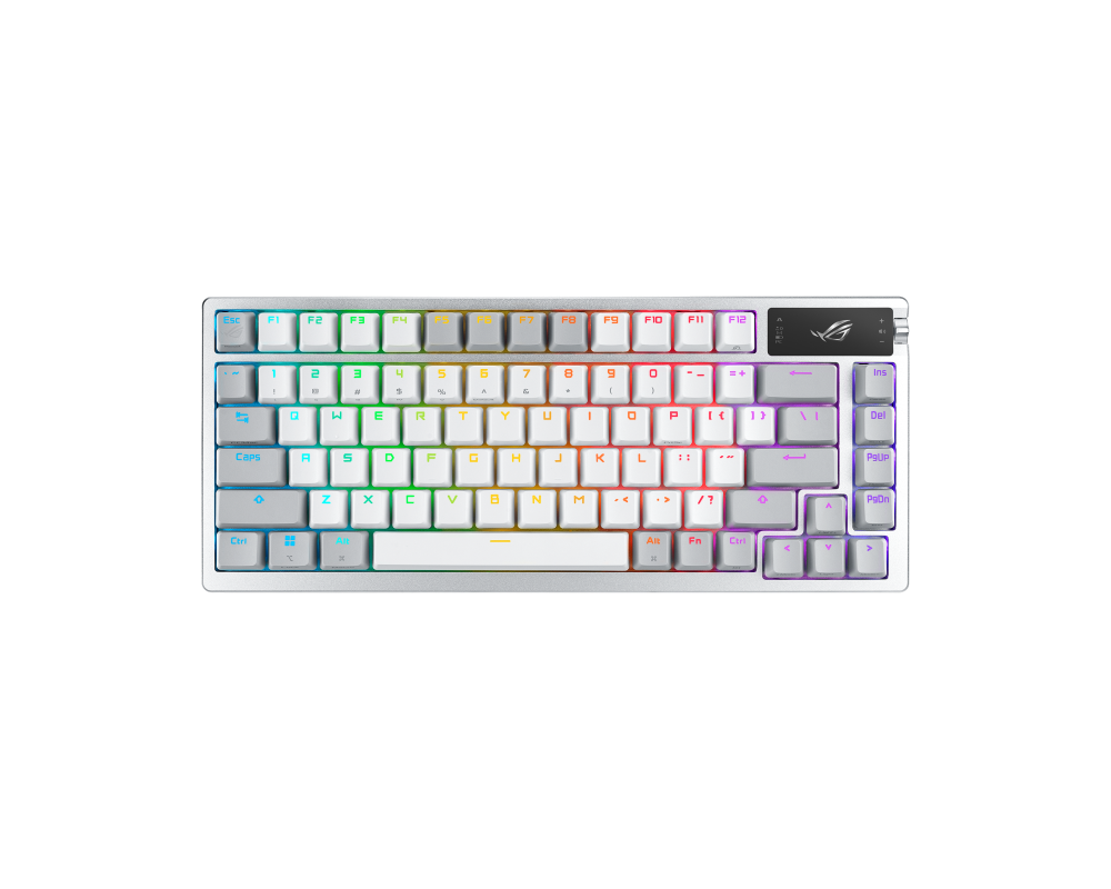 Клавиатура ASUS ROG Azoth 75 Wireless DIY Custom Gaming Keyboard OLED Display Gasket-Mount (US) 2 Клавиатура ASUS ROG Azoth 75 Wireless DIY Custom Gaming Keyboard OLED Display Gasket-Mount (US) 2