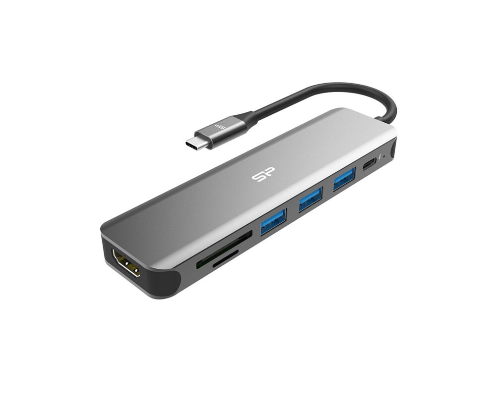 Докинг станция SILICON POWER Boost SU20 Docking station 7in1 USB USB-C HDMI SD card 10 Докинг станция SILICON POWER Boost SU20 Docking station 7in1 USB USB-C HDMI SD card 10