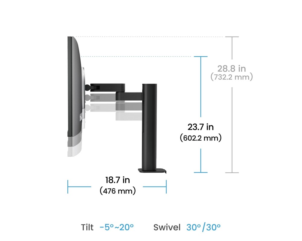 Монитор 28.2" BenQ RD280U, Ergo Stand, за програмиране  7 Монитор 28.2" BenQ RD280U, Ergo Stand, за програмиране  7