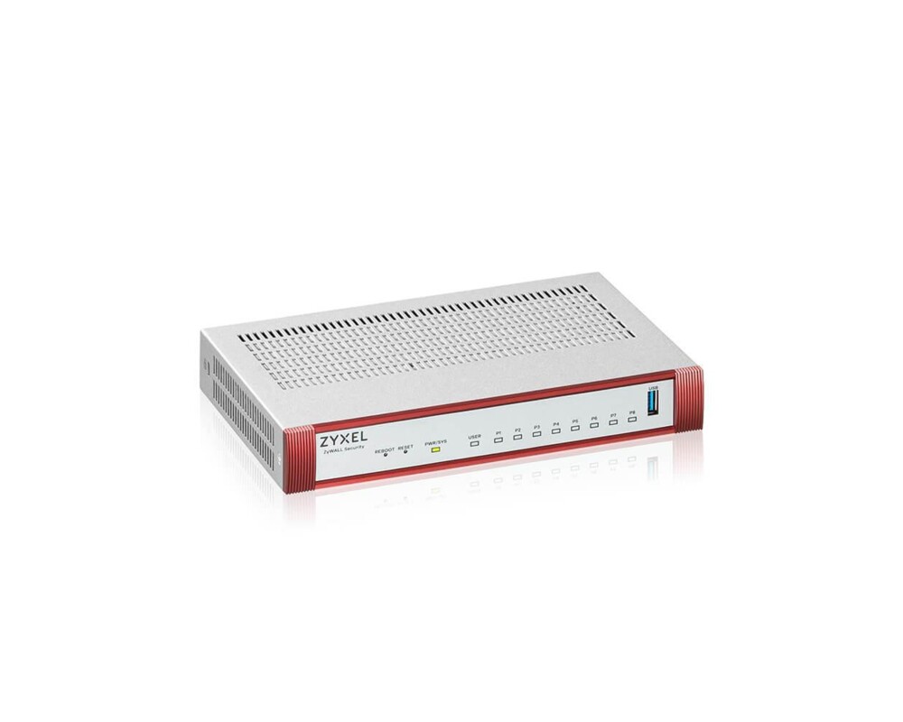 Защитна стена Защитна стена ZYXEL USG FLEX 100H 8x1Gbps, 1xUSB, без лиценз 2 Защитна стена Защитна стена ZYXEL USG FLEX 100H 8x1Gbps, 1xUSB, без лиценз 2