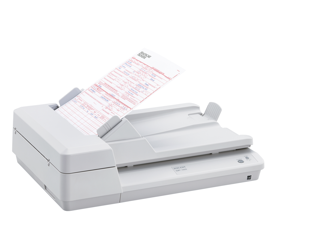 Скенер Ricoh SP-1425 комбиниран с настолен, 25ppm, Duplex ADF, LED, USB 2.0 3 Скенер Ricoh SP-1425 комбиниран с настолен, 25ppm, Duplex ADF, LED, USB 2.0 3