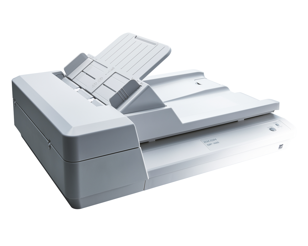 Скенер Ricoh SP-1425 комбиниран с настолен, 25ppm, Duplex ADF, LED, USB 2.0 2 Скенер Ricoh SP-1425 комбиниран с настолен, 25ppm, Duplex ADF, LED, USB 2.0 2