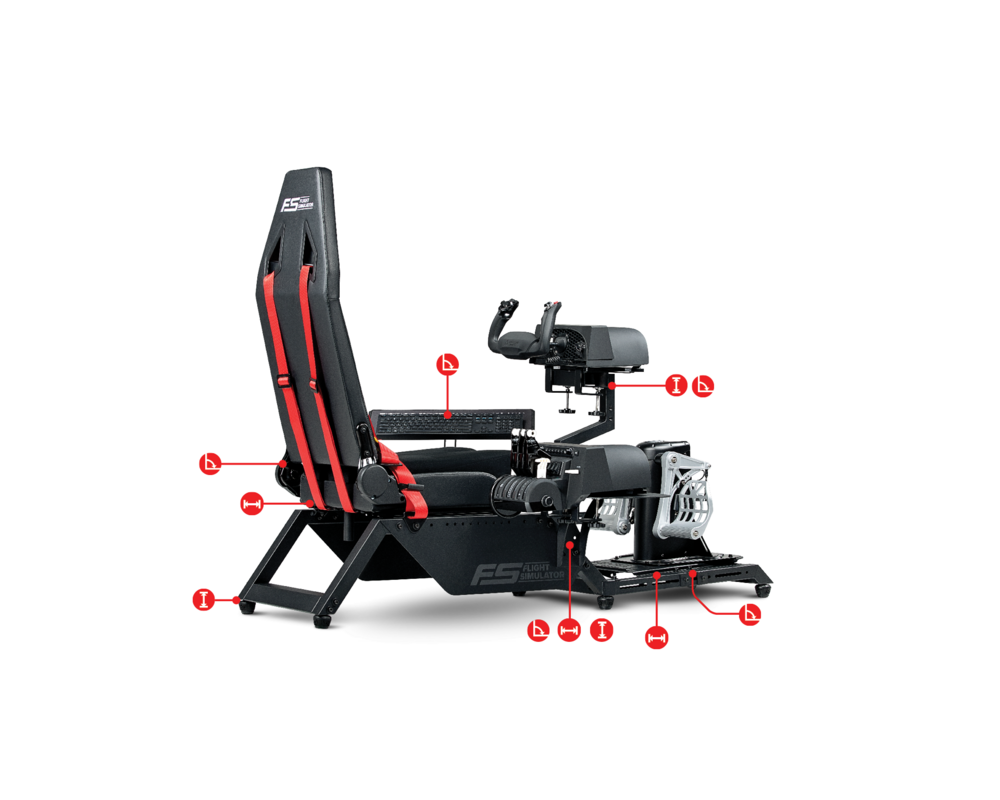 Геймърски стол Next Level Racing Flight Simulator 5 Геймърски стол Next Level Racing Flight Simulator 5