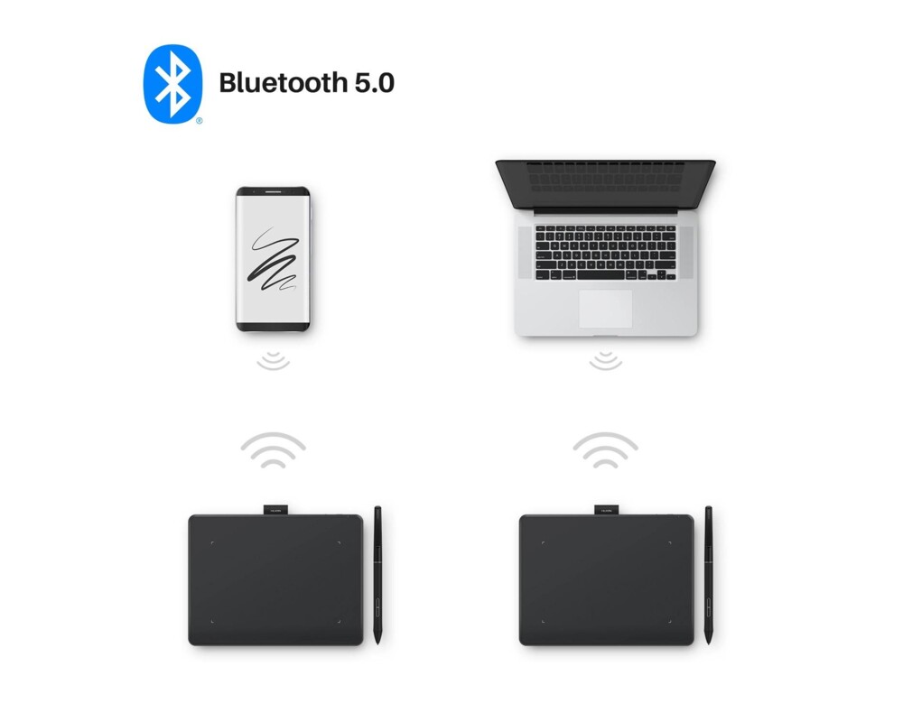 Графичен таблет HUION Inspiroy Frego S L310, Bluetooth 7 Графичен таблет HUION Inspiroy Frego S L310, Bluetooth 7