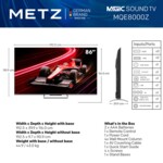 Телевизор METZ 86MQE8000Z, 86"(217 см), QLED, Google TV, 4K/UND, 144Hz 6 Телевизор METZ 86MQE8000Z, 86"(217 см), QLED, Google TV, 4K/UND, 144Hz 6