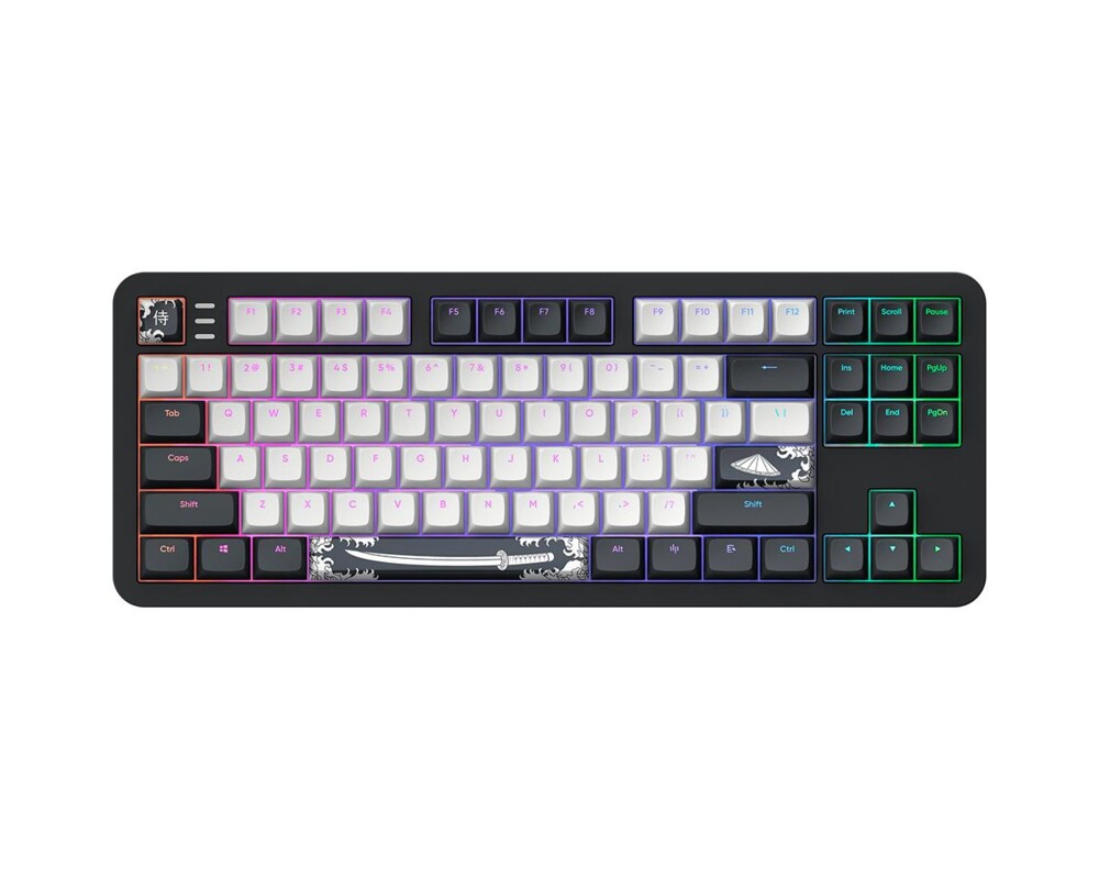 Клавиатура Геймърскa механична клавиатура Dark Project ALU87B Bushido RGB Клавиатура Геймърскa механична клавиатура Dark Project ALU87B Bushido RGB