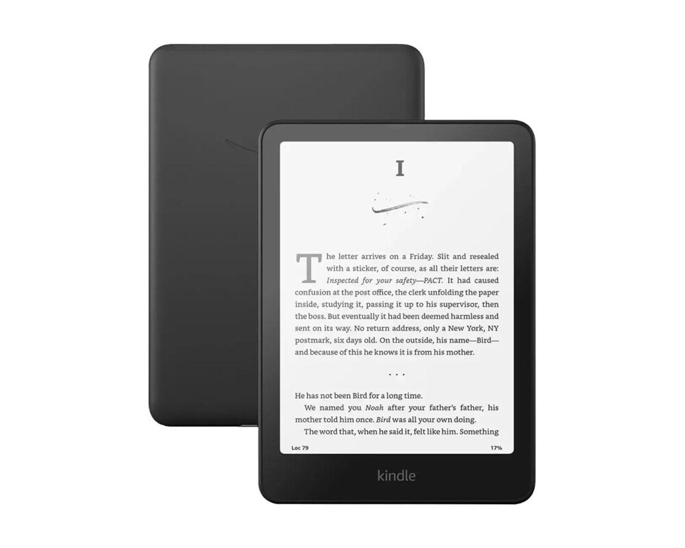Електронна книга Kindle Paperwhite 7", 16GB, 2024, 12 генерация, IPX8, Черен Електронна книга Kindle Paperwhite 7", 16GB, 2024, 12 генерация, IPX8, Черен